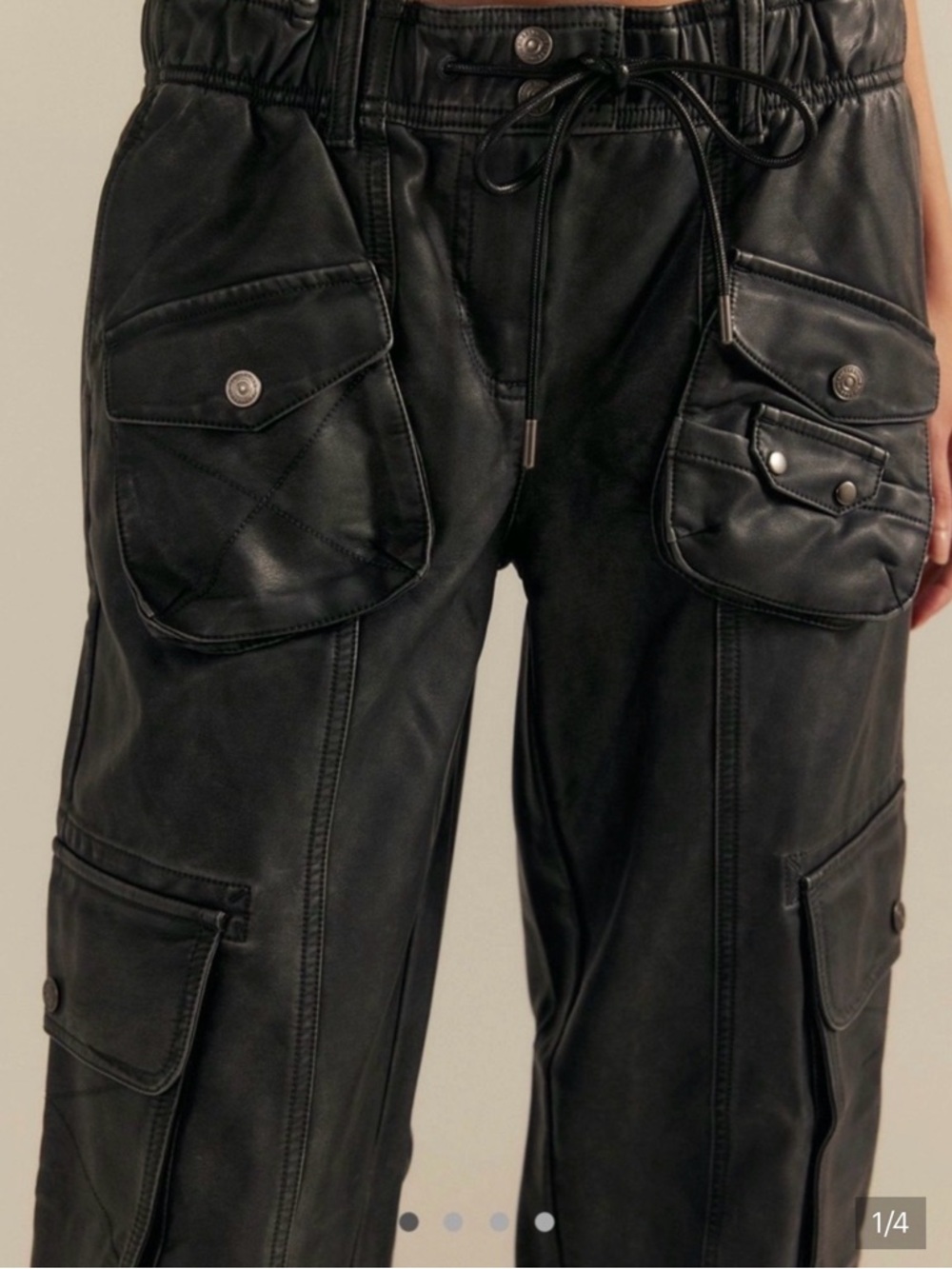 We The Free Tahiti Vegan Leather Pull-On Pants